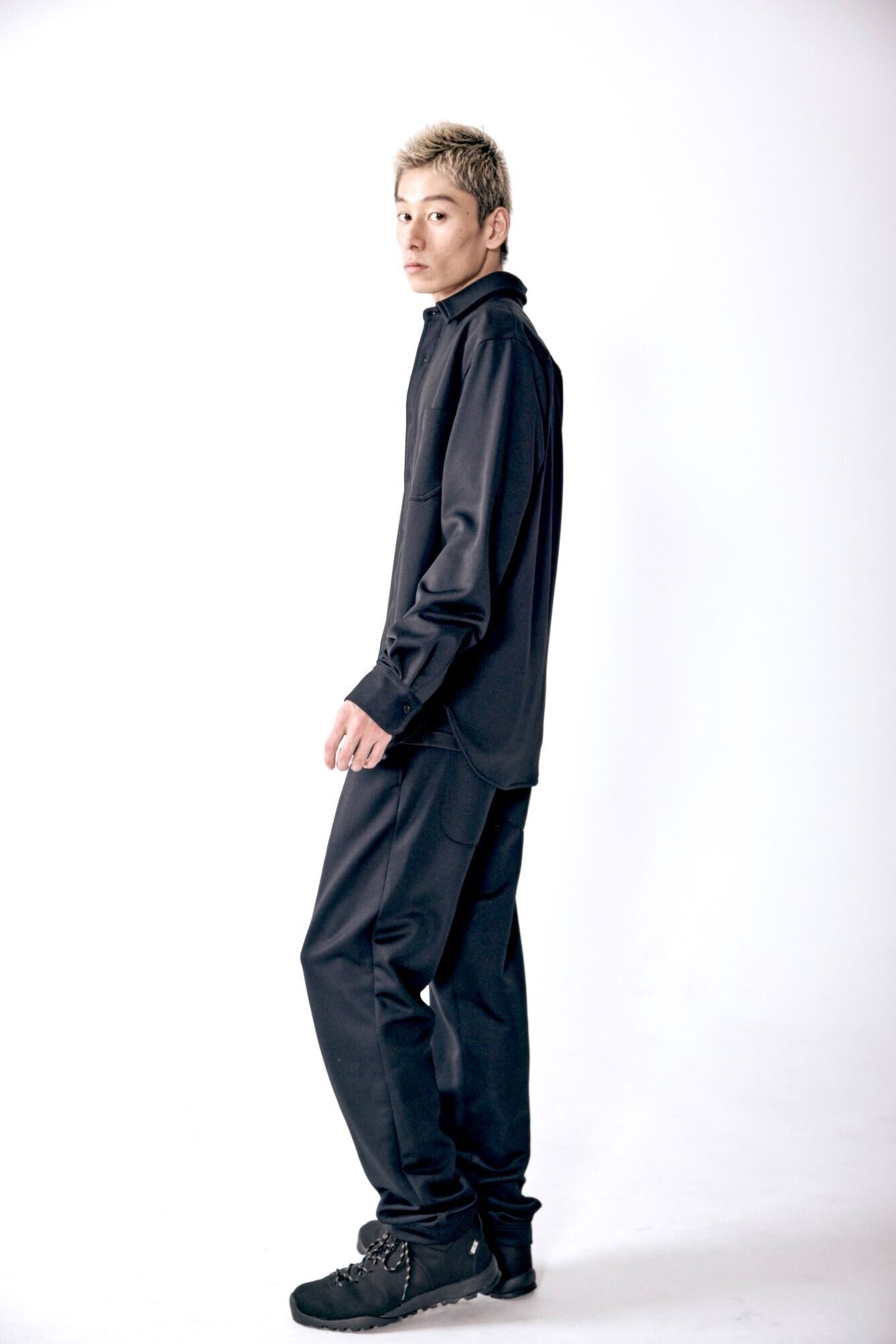 0-0 Officerシャツ c/#BLACK
