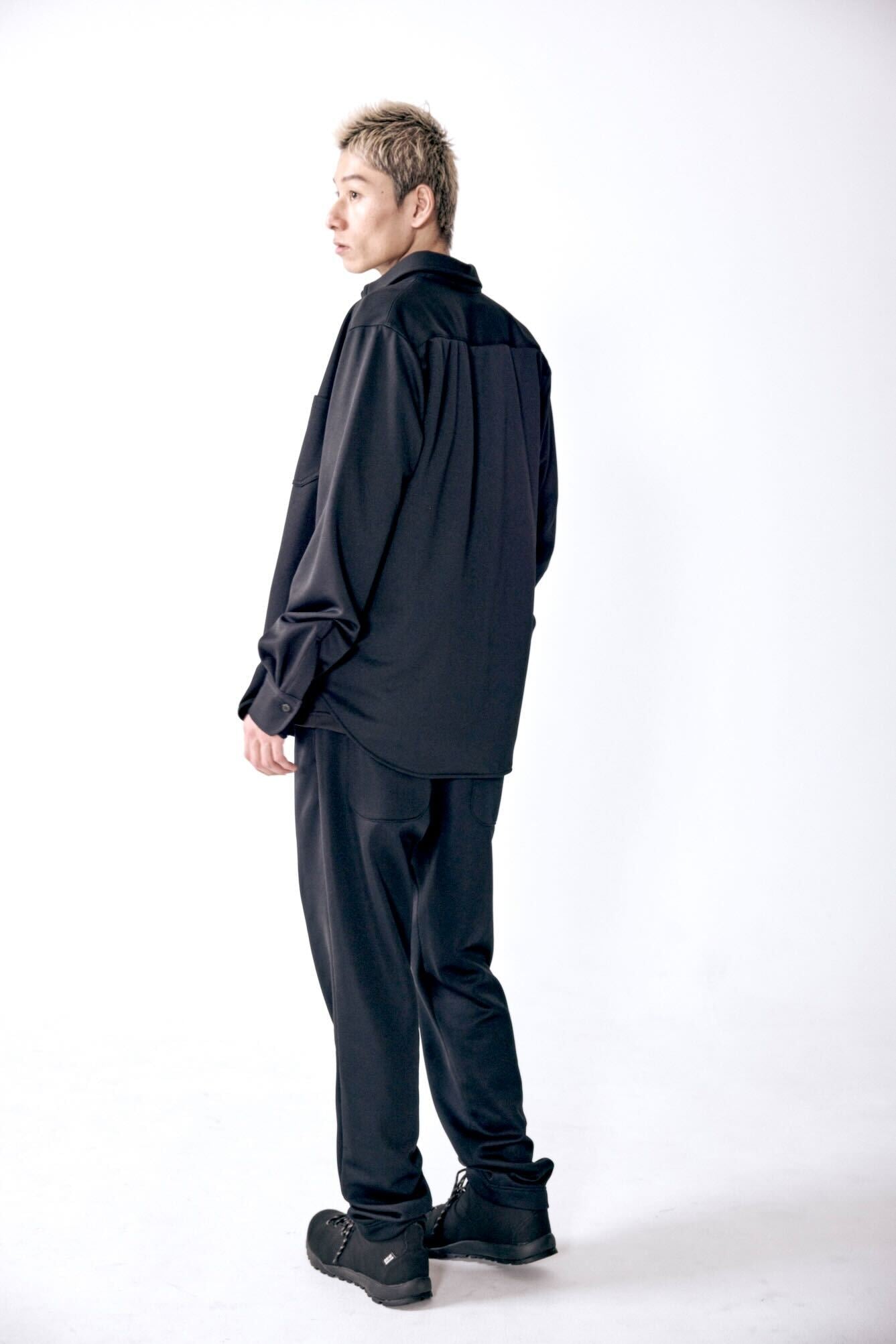0-0 Officerシャツ c/#BLACK