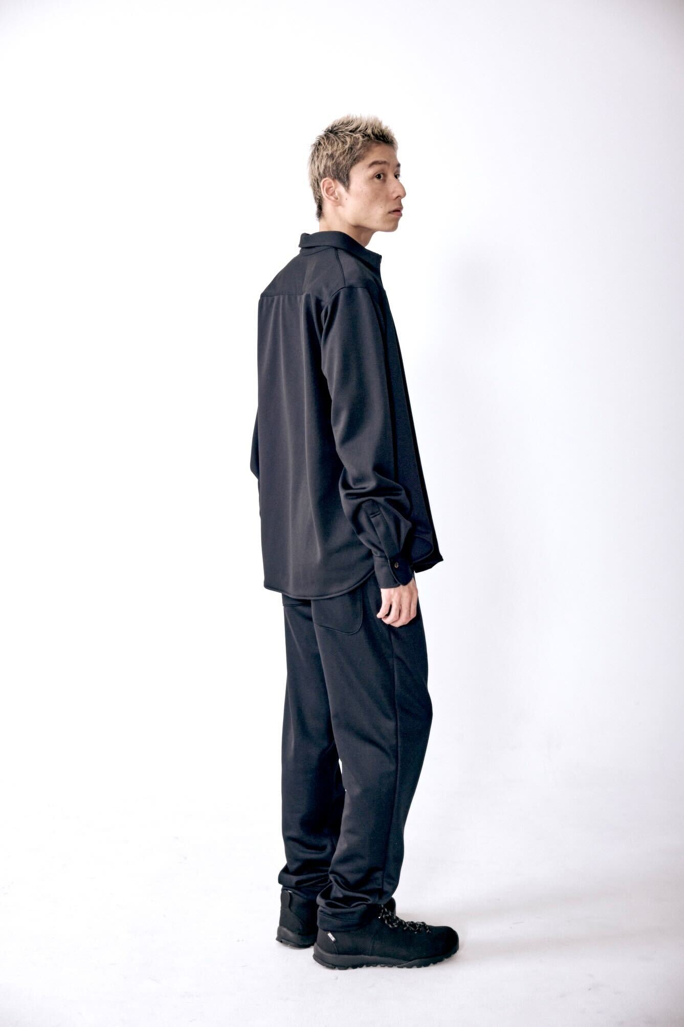 0-0 Officerシャツ c/#BLACK