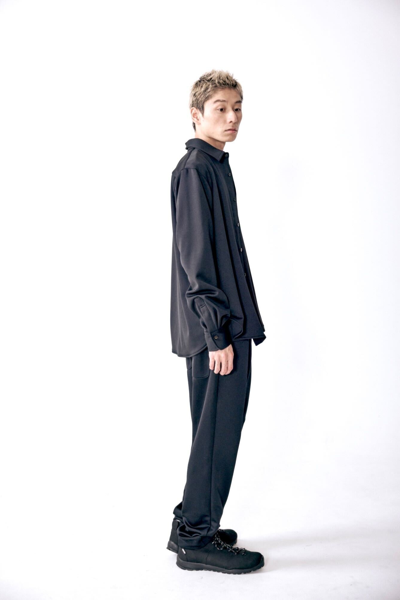 0-0 Officerシャツ c/#BLACK