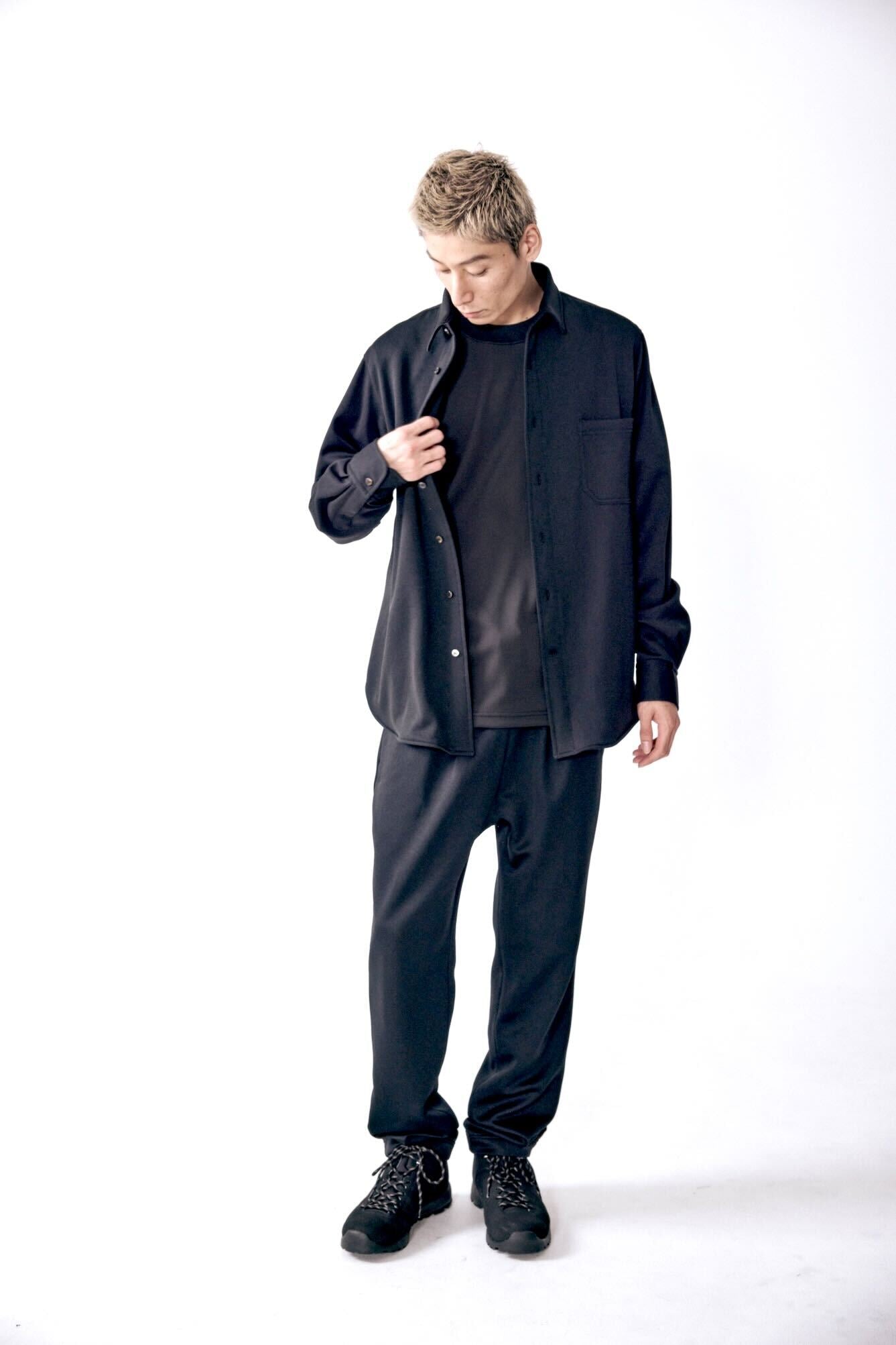 0-0 Officerシャツ c/#BLACK
