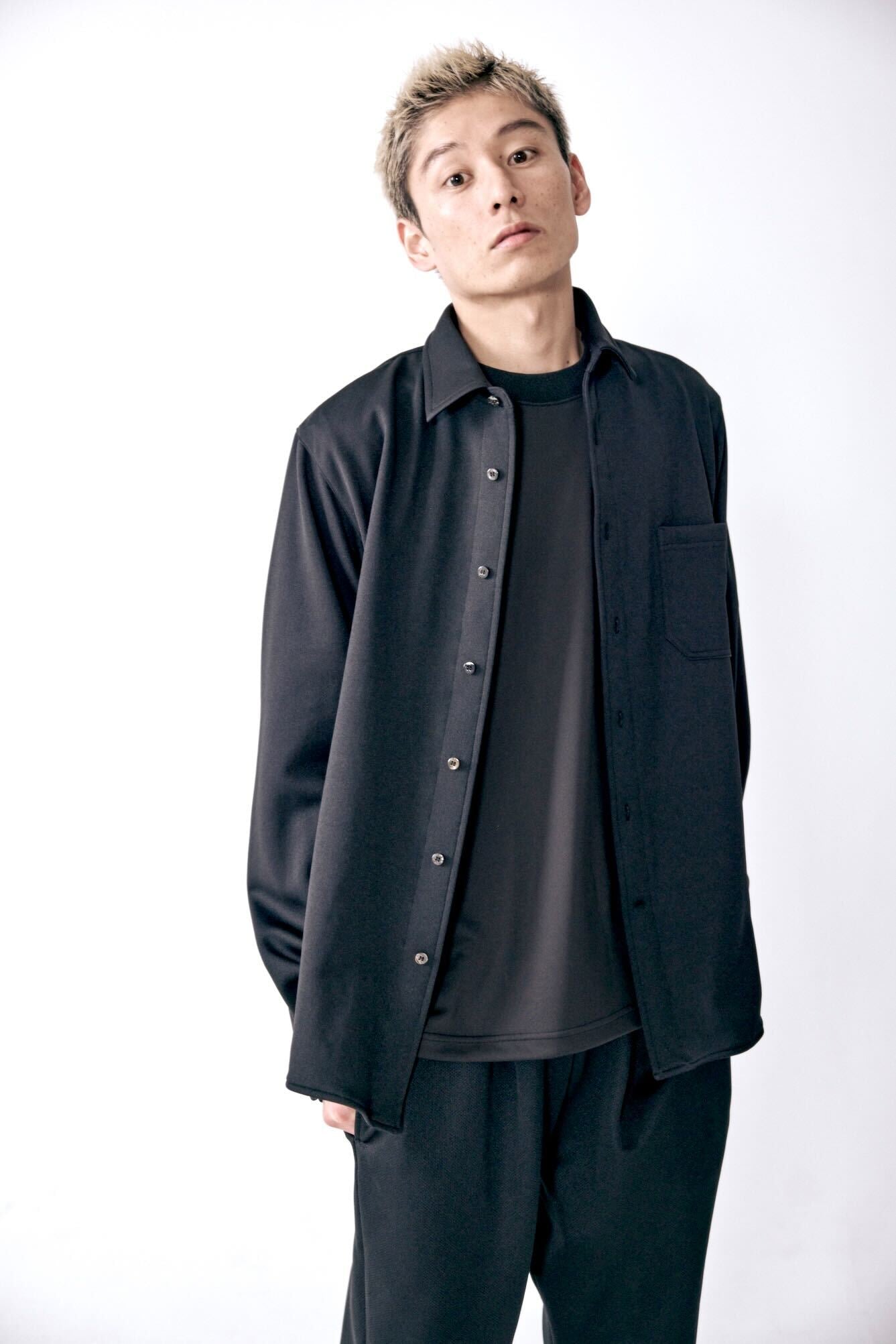0-0 Officerシャツ c/#BLACK