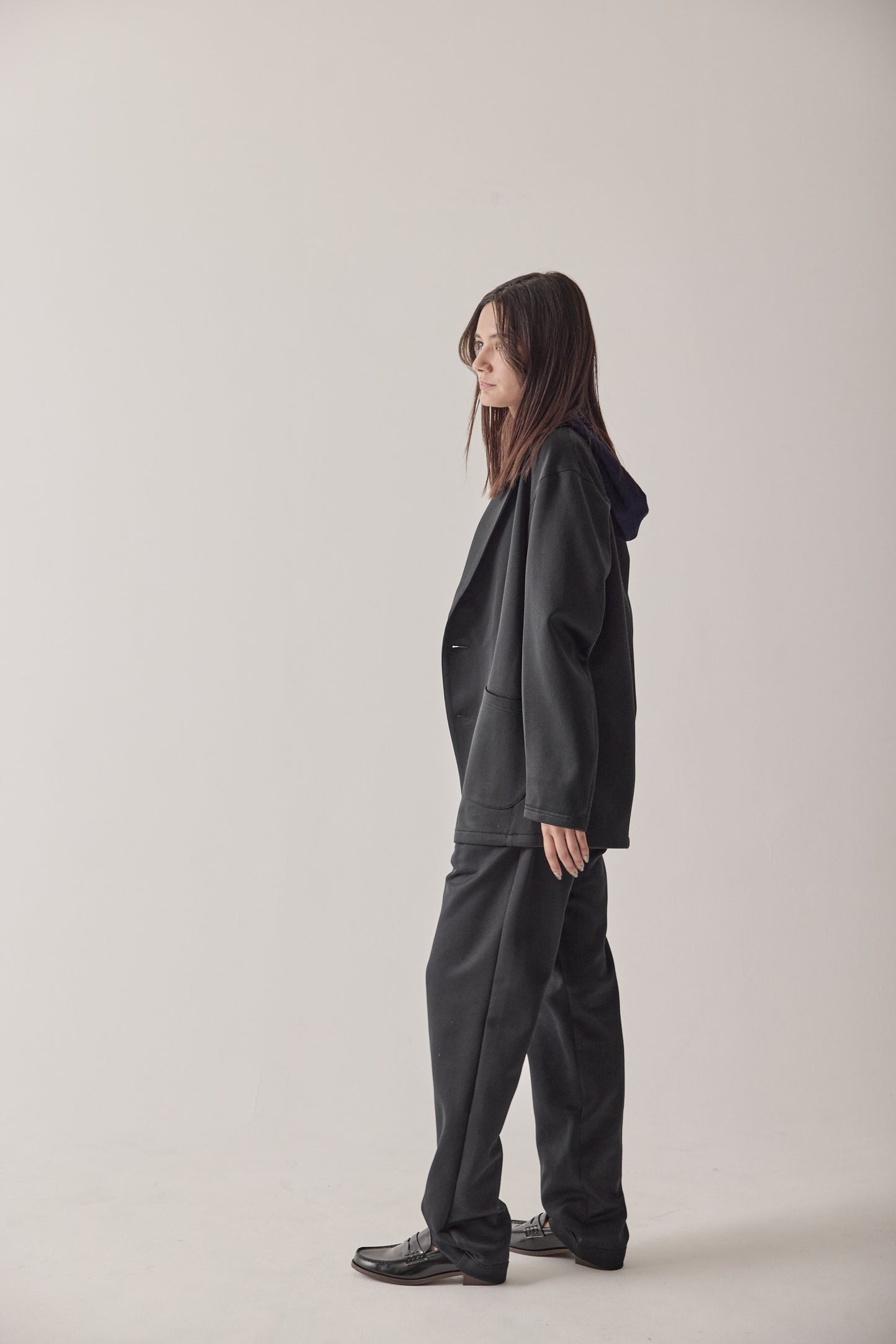 25SS-BLACK カジュアルスーツ 上下セット