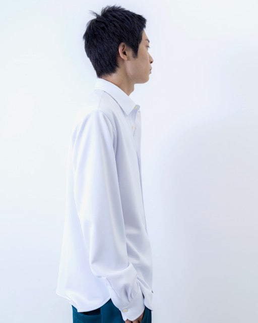3 Officerシャツ c/#ホワイト
