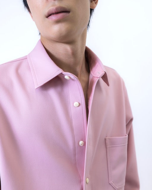 3 Officerシャツ c/#ピンク