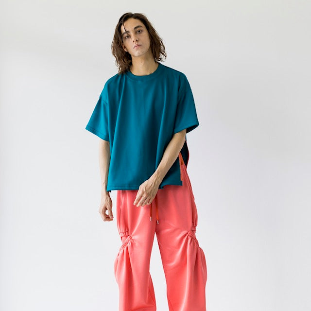 4 SideZIP-Tシャツ c/#ブルーグリーン