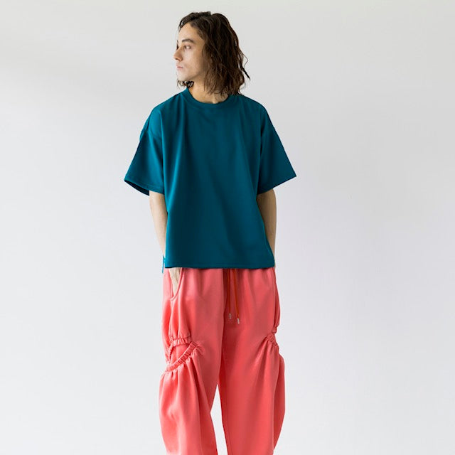 4 SideZIP-Tシャツ c/#ブルーグリーン
