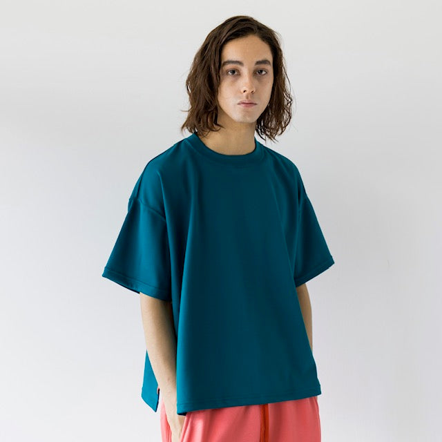 4 SideZIP-Tシャツ c/#ブルーグリーン