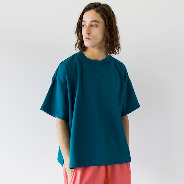 4 SideZIP-Tシャツ c/#ブルーグリーン